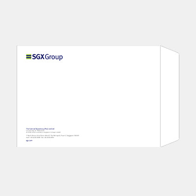 SGX ENVELOPE WITHOUT WINDOW (C5)